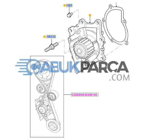 3M5Q 8591 EA mondeo devirdaim